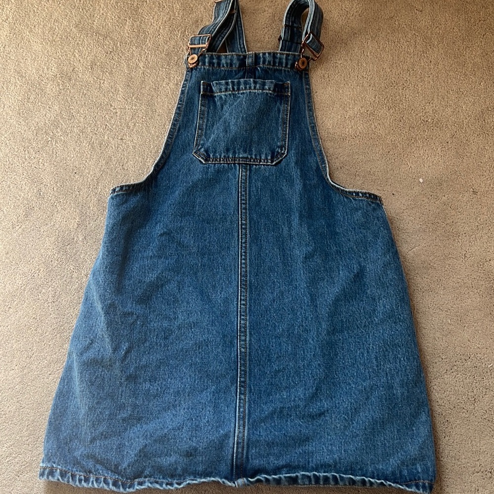 FOREVER 21 DENIUM OVERALL DRESS